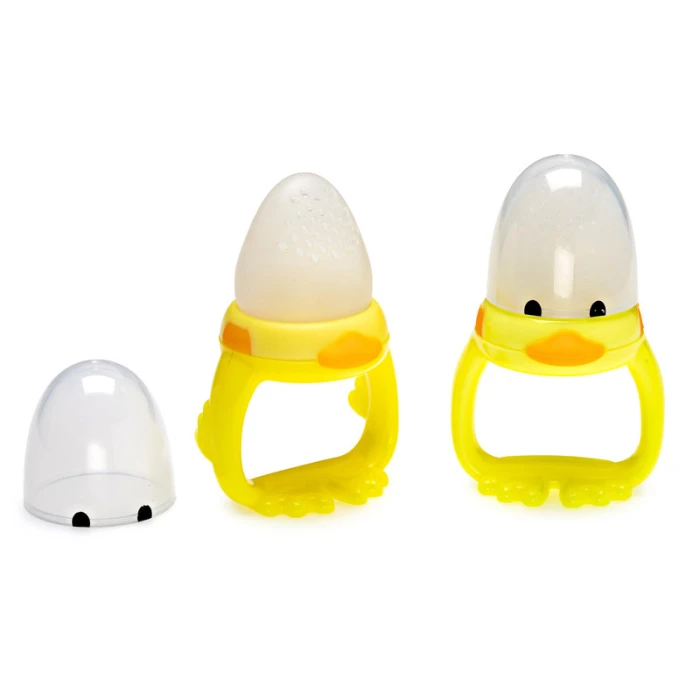 Melii Fresh Food Feeder Yellow Duck 2 pcs