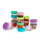Melii Glass Food Storage Container 12 pcs set (6 x 4oz & 6 x 2oz)