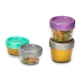 Melii Glass Food Storage Container 12 pcs set (6 x 4oz & 6 x 2oz)