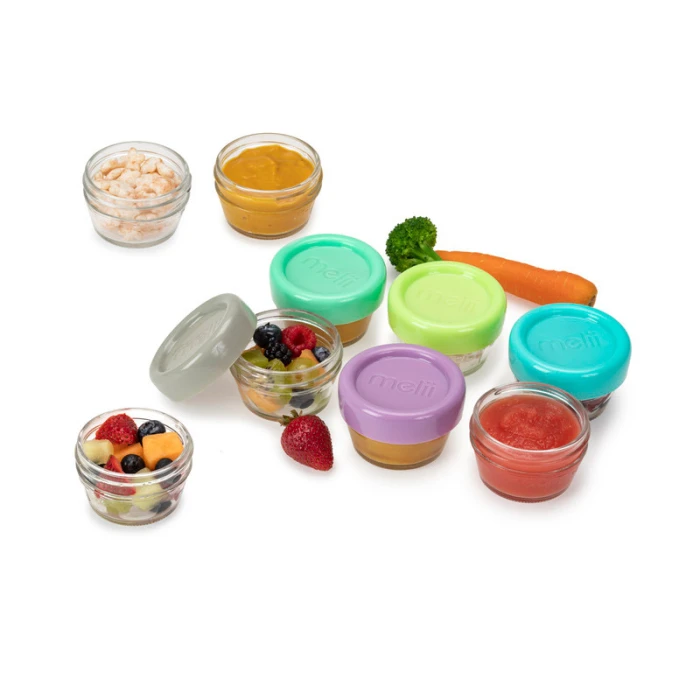 Melii Glass Food Storage Container 2oz 12 pcs