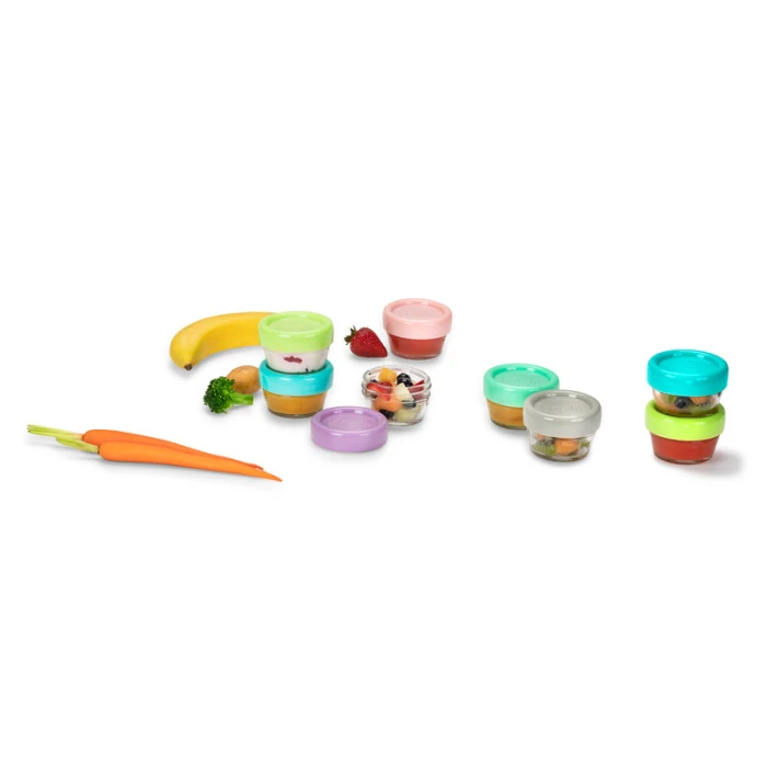 Melii Glass Food Storage Container 2oz 12 pcs