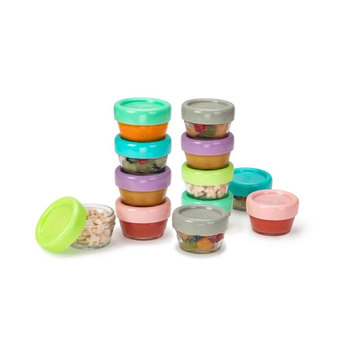 Melii Glass Food Storage Container 2oz 12 pcs