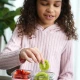 Melii Glass Food Storage Containers With Silicone Sleeve 160 ml Pack of 3 - Pink, Purple, Grey