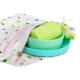 Melii - Multi Purpose Waterproof Wet Bag - White & Pink Bulldog