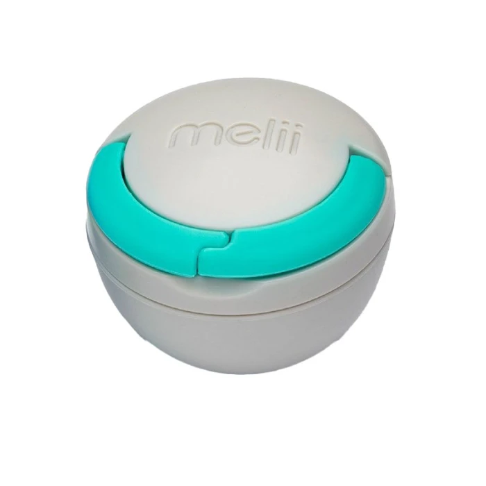 Melii Pacifier Pod, BPA Free Pacifier Holder Case Grey