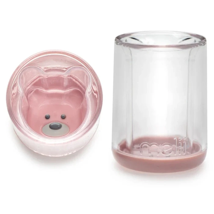 Melii Plastic Cup Pink Bear