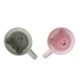 Melii Silicone Bear Mug - 2 Pack (Pink & Grey)