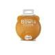 Melii Silicone Bowl With Lid Brown Bear 350 ml