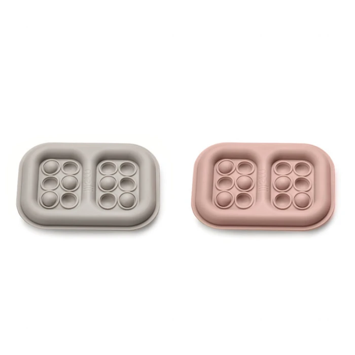 Melii Silicone Pop-It Ice Pack (Pink & Grey) 2 pcs