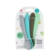 Melii Silicone Spoons 4 Pc Set - Shark, Dino, Dog, Bear
