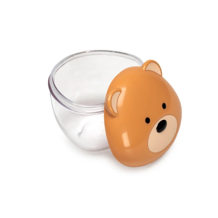 Melii Snack Container Brown Bear