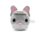 Melii Snack Container With Finger Trap - Grey & Pink Bulldog