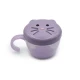 Melii Snack Container With Finger Trap - Purple Cat