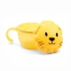 Melii Snack Container With Finger Trap - Yellow Lion