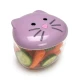 Melii Snack Container With PCTG Base - 3 Pack Bulldog, Shark, Cat 232ml