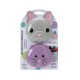 Melii Snack Food Storage Container With PP Base Bulldog & Cat 2 pcs