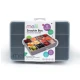 Melii Snackle Food Storage Container With Removable Divider Grey 4oz