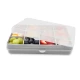 Melii Snackle Food Storage Container With Removable Divider Grey 4oz