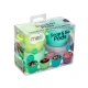 Melii Snap & Go Pods 4oz, 4 Pcs Multi Color