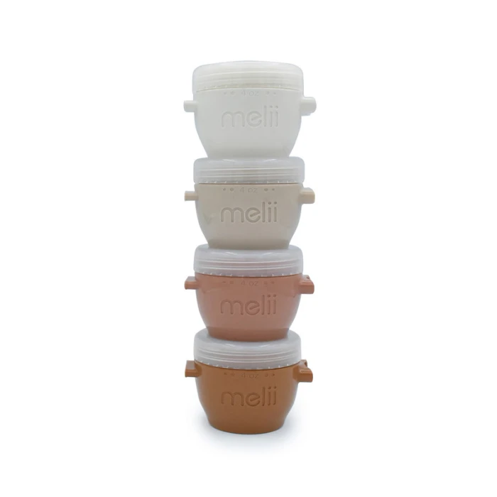 Melii Snap & Go Pods 4oz 4 Pcs Neutrals