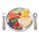 Melii Spoons & Forks Set - Purple Cat & Grey Bulldog (4 Pcs)