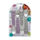 Melii Spoons & Forks Set - Purple Cat & Grey Bulldog (4 Pcs)