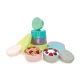 Melii Stacking & Nesting Food Containers With Silicone Lids 6 pcs