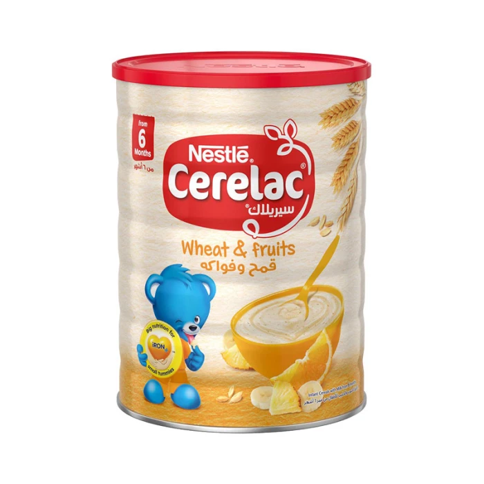 NESTLE Cerelac Cereals With Iron+ Wheat and Fruits 1Kg