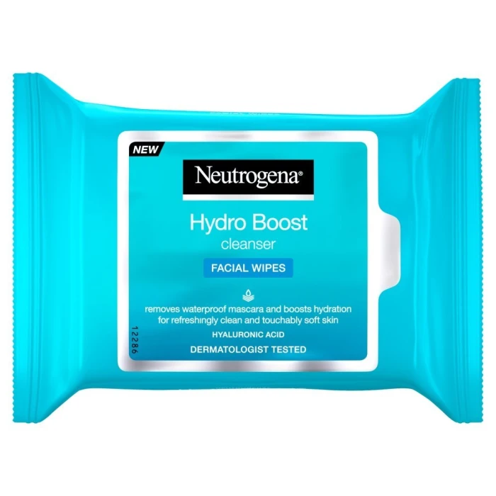 Neutrogena Hydro Boost Cleanser Facial Wipes Pack Of 25