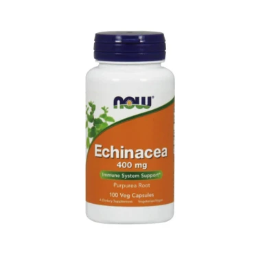 NOW Echinacea 400 mg 100 Veg Capsules