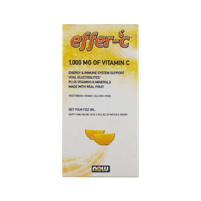 NOW Effer-C Orange 30 Packets
