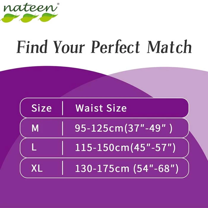 Nateen Combi Ultra Adult Diapers L, 10 Pcs