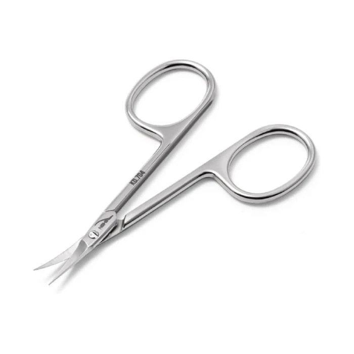 Nghia Cuticle Scissor KD-704 (JAW 91) – Professional Cuticle Scissors with Curved Tip Design