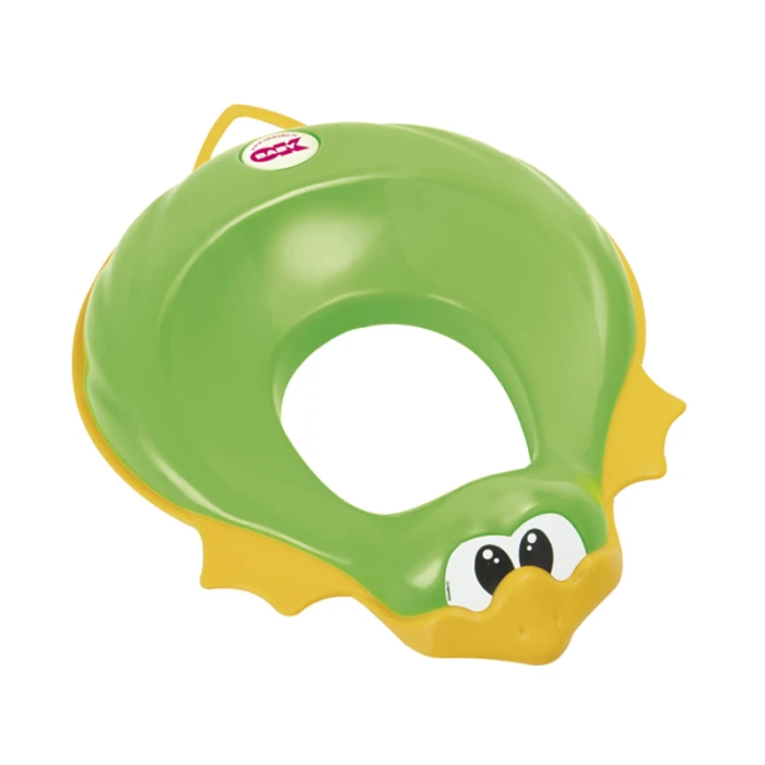 OKBaby Ducka Funny Toilet Seat Reducer With Slip-Proof Edge Green