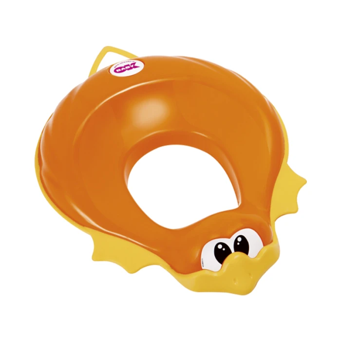OKBaby Ducka Funny Toilet Seat Reducer With Slip-Proof Edge Orange