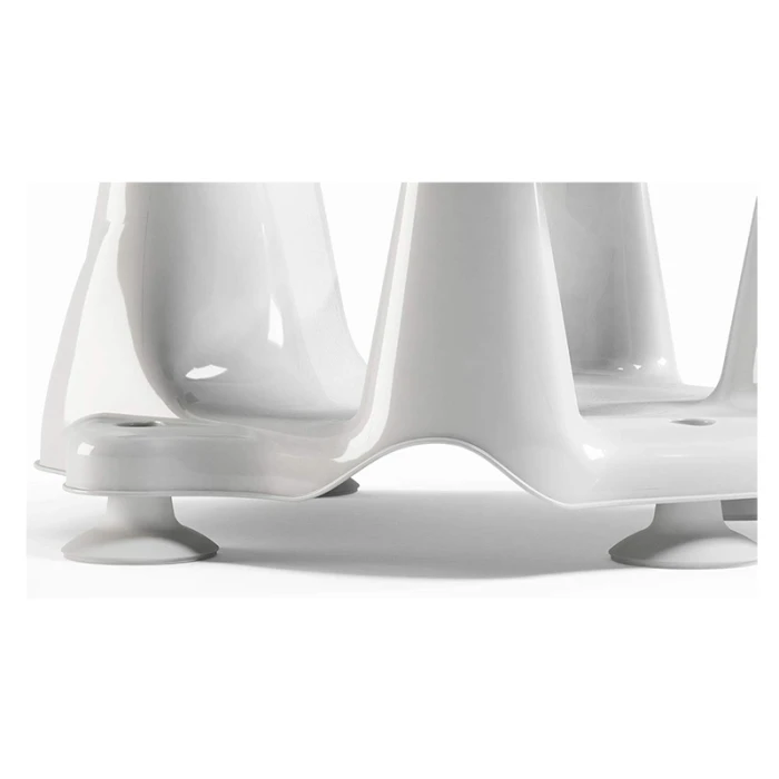 OKBaby Flipper Evolution Bath Seat With Slip-Free Rubber White