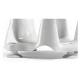OKBaby Flipper Evolution Bath Seat With Slip-Free Rubber White