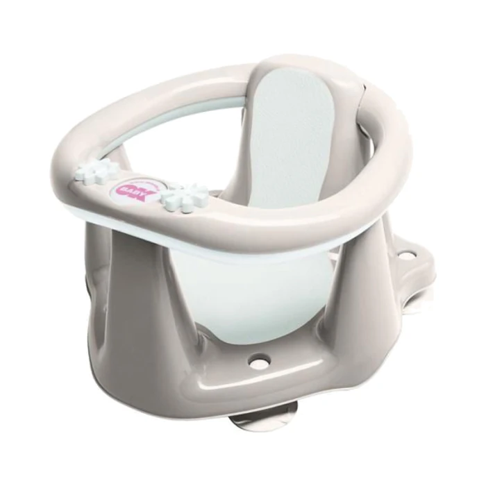 OKBaby Flipper Evolution Bath Seat With Slip-Free Rubber White