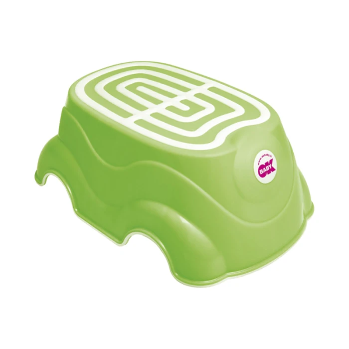 OKBaby Herbie Slip-Proof Step-Up Stool Green
