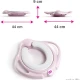 OKBaby Pinguo Soft Toilet Seat Reducer Light Pink