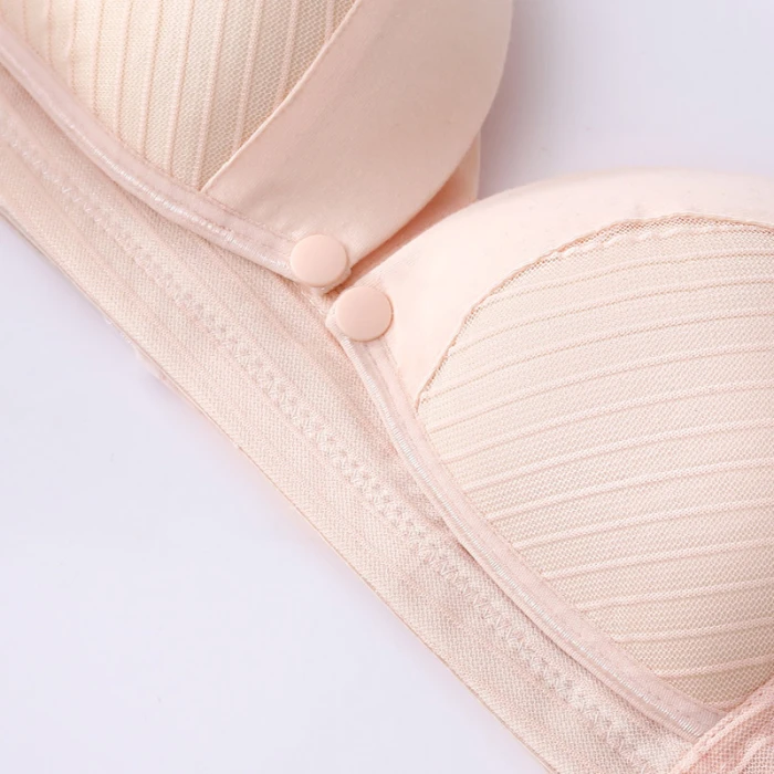 Okus  Comfy Cotton Maternity & Nursing Bra  Beige  Small