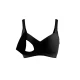 Okus  Comfy Cotton Maternity & Nursing Bra  Black  Large