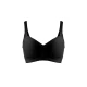 Okus  Comfy Cotton Maternity & Nursing Bra  Black  Medium