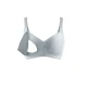 Okus  Comfy Cotton Maternity & Nursing Bra  Light Grey  Medium