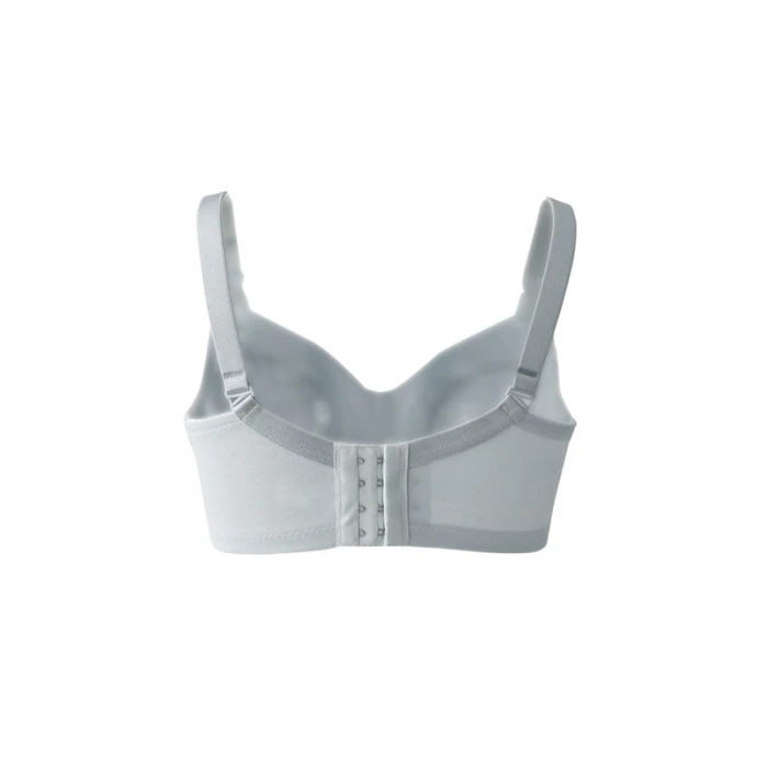 Okus  Comfy Cotton Maternity & Nursing Bra  Light Grey  X Large