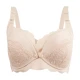 Okus  Elegant Seamless Maternity & Nursing Bra  Beige  Small
