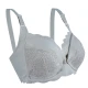 Okus  Elegant Seamless Maternity & Nursing Bra  Light Grey  Small