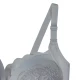 Okus  Elegant Seamless Maternity & Nursing Bra  Light Grey  Small