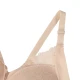 Okus  Pretty Lace Maternity & Nursing Bra  Beige  Small