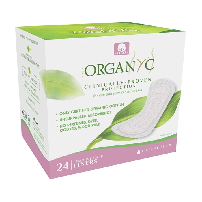 Organyc 100% Organic Cot Panty Liners 24 Pcs